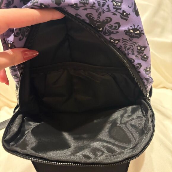 Haunted Mansion Wallpaper Chest Sling Bag Travel Shoulder Daypack Unisex Pur NEW - Picture 4 of 5